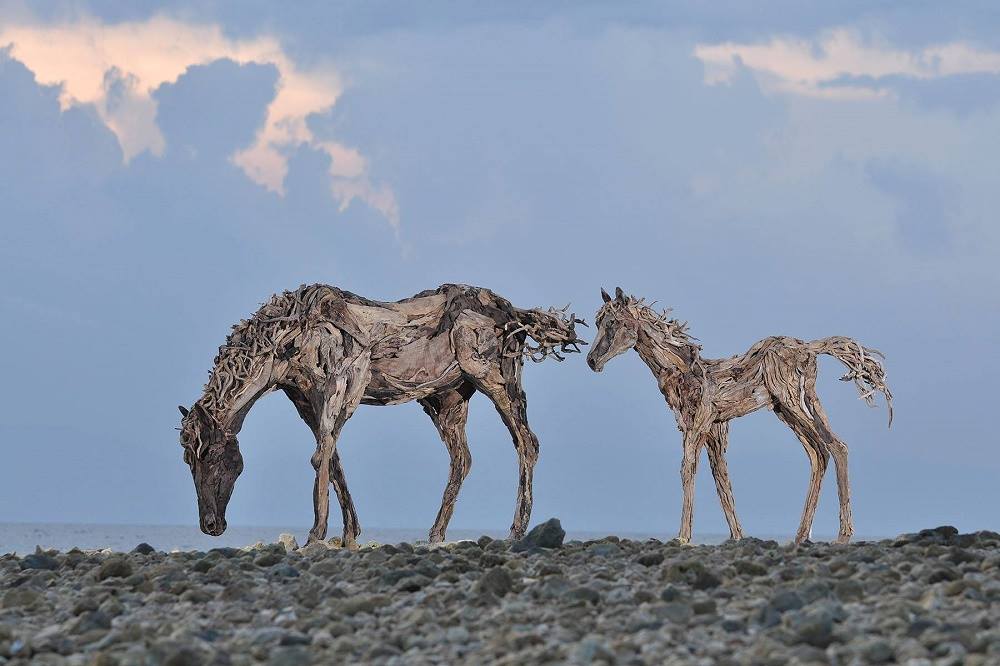 James Doran-Webb Driftwood - Horse Sculptor